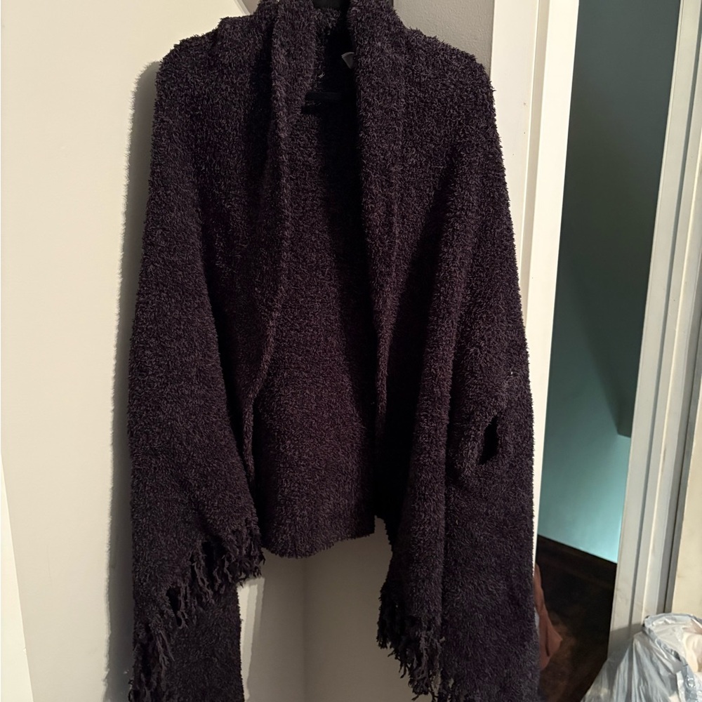 Barefoot Dreams Black Women's Poncho